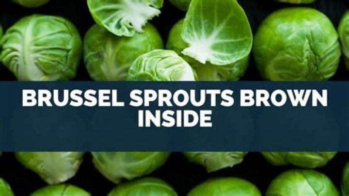 Are brussel sprouts brown inside?