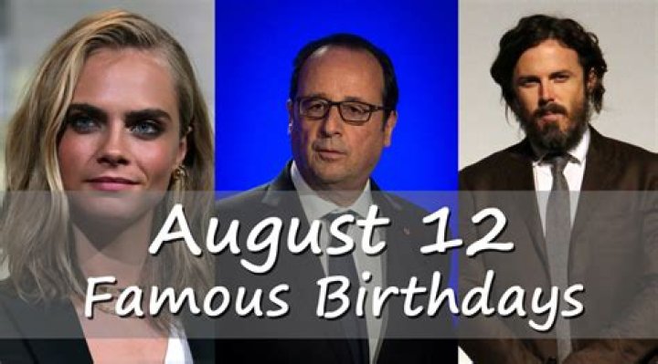 August 12 Birthdays By Profession