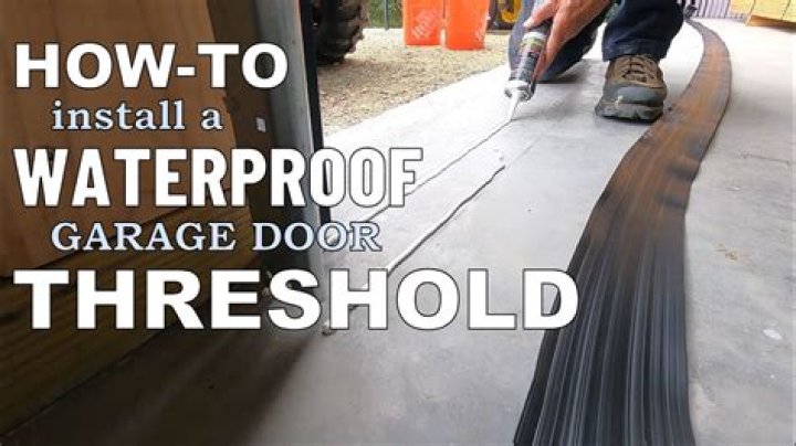 How do I keep my garage door from freezing to floor?