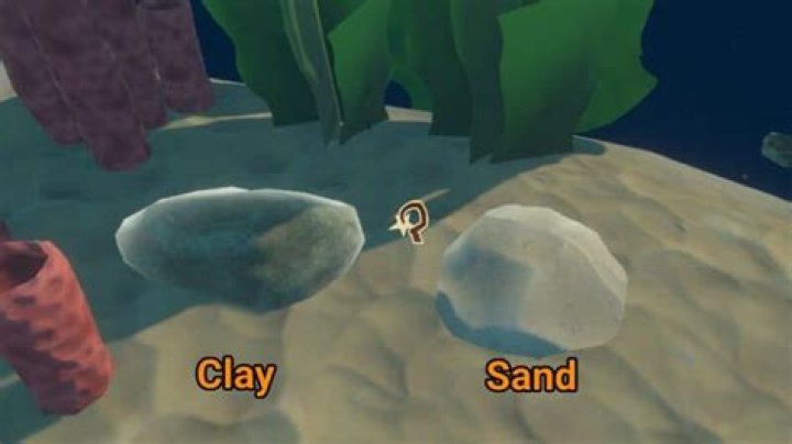 How do you get sand and clay in the raft?