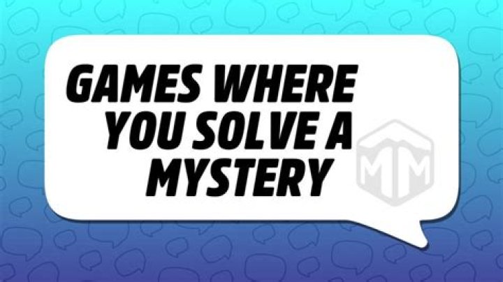 How do you solve a mystery?