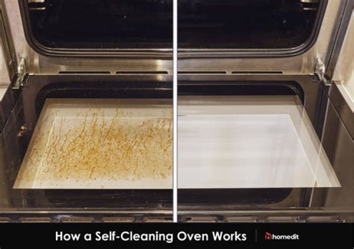 How do you use the self clean on a whirlpool AccuBake oven?
