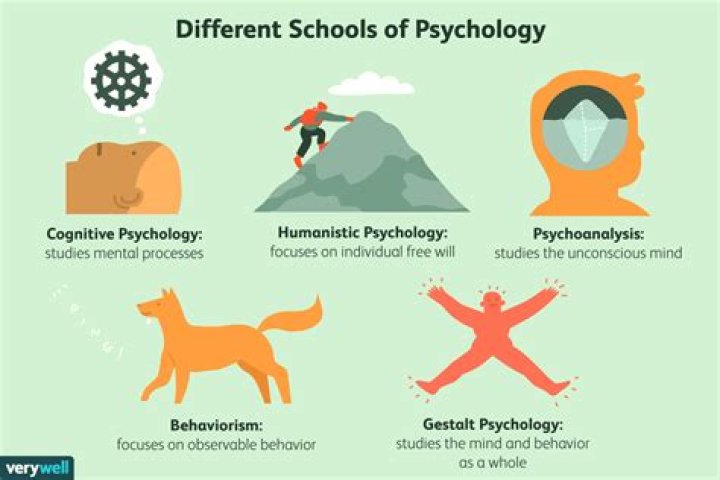 How many school of thought are there in psychology?
