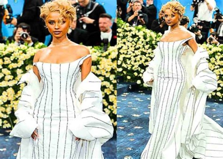 Iman in Harris Reed at the Met Gala: stole the show?