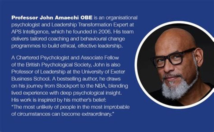 John Amaechi Bio (Wiki) 