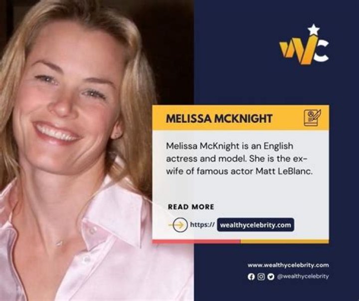 Melissa McKnight Bio (Wiki) 