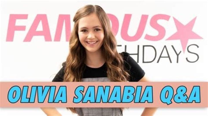 Olivia Sanabia Q&A | Famous Birthdays