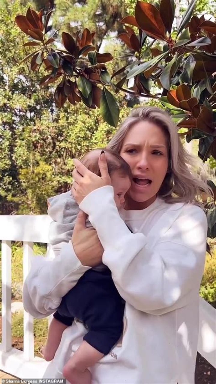 Sharna Burgess had ‘super dark thoughts of all the things that could go wrong’ with her baby