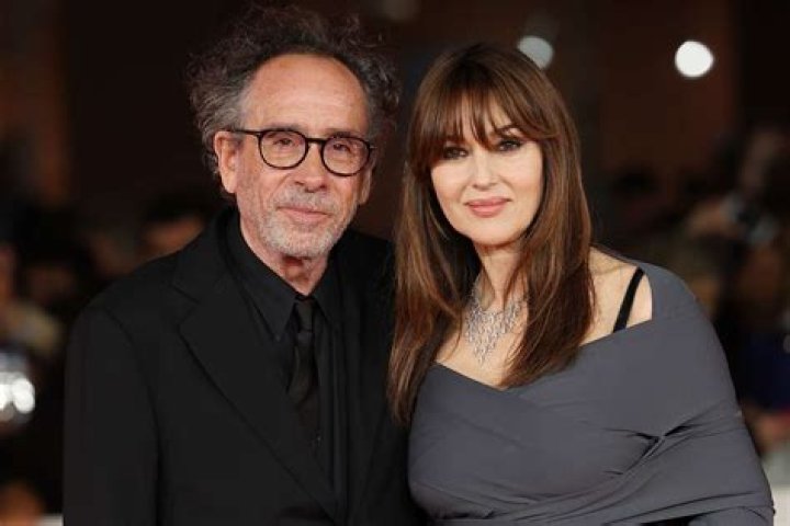 Tim Burton and Monica Bellucci first public appearance after confirming their romance