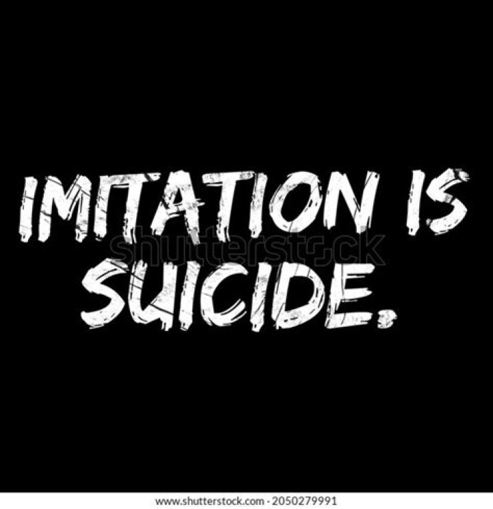 What is imitation suicide?