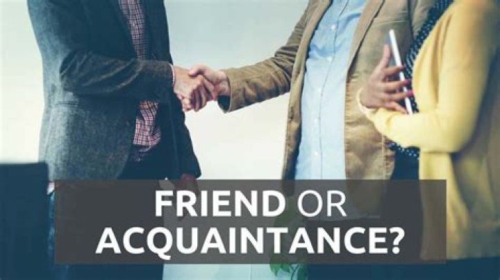 What is period of acquaintance?