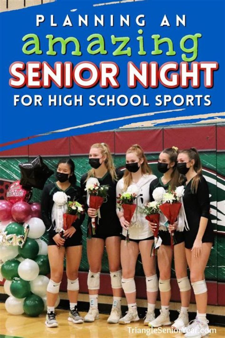 What is senior night at high school?