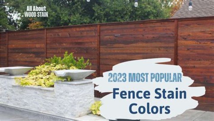 What is the best stain for fence?