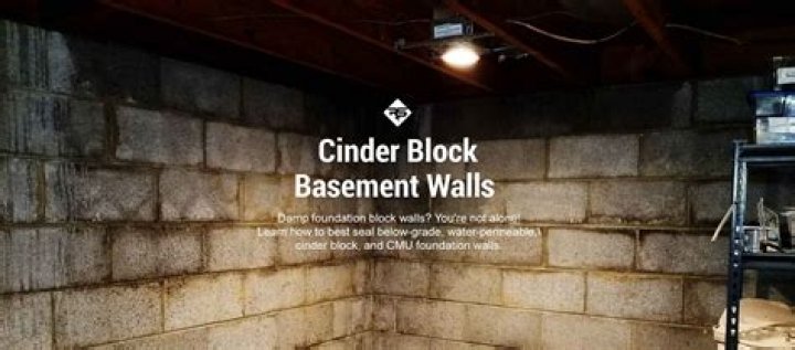 What is the R value of cinder block walls?