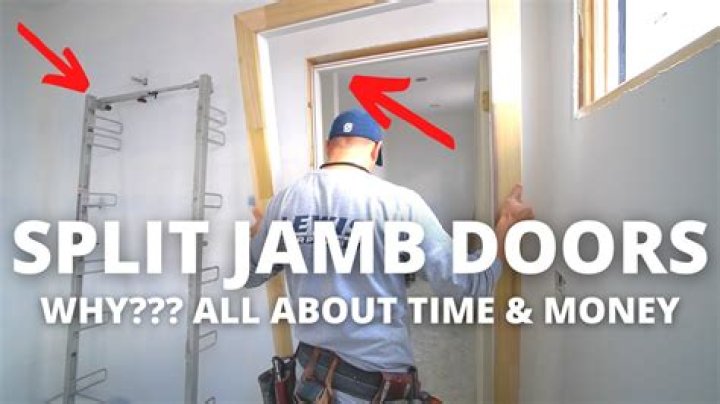 What’s a split jamb door?