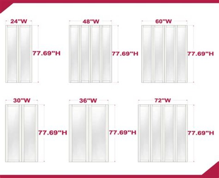 What sizes do bifold closet doors come in?