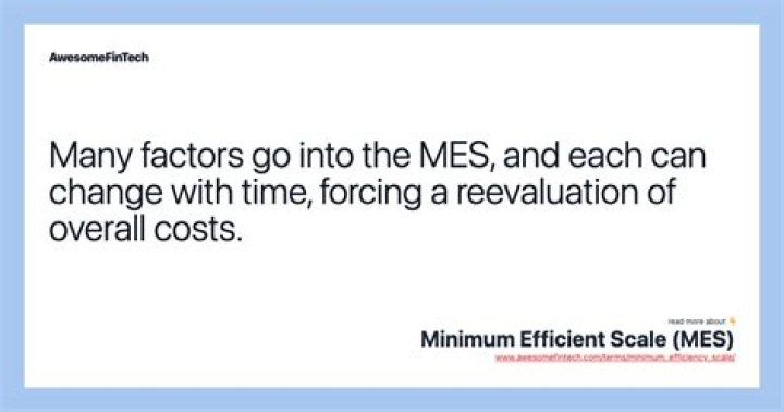 When a firm reaches its minimum efficient scale of operation?